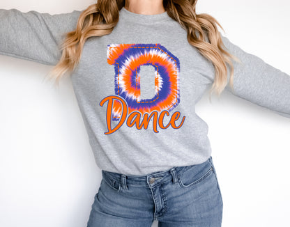 Dance Faux Embroidery Graphic Tee