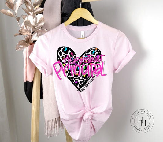 Leopard Heart- Assistant Principal Shirt