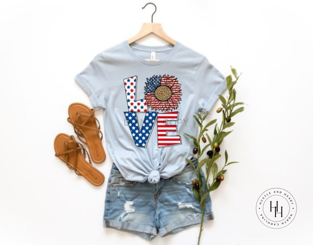 Love Sunflower Graphic Tee