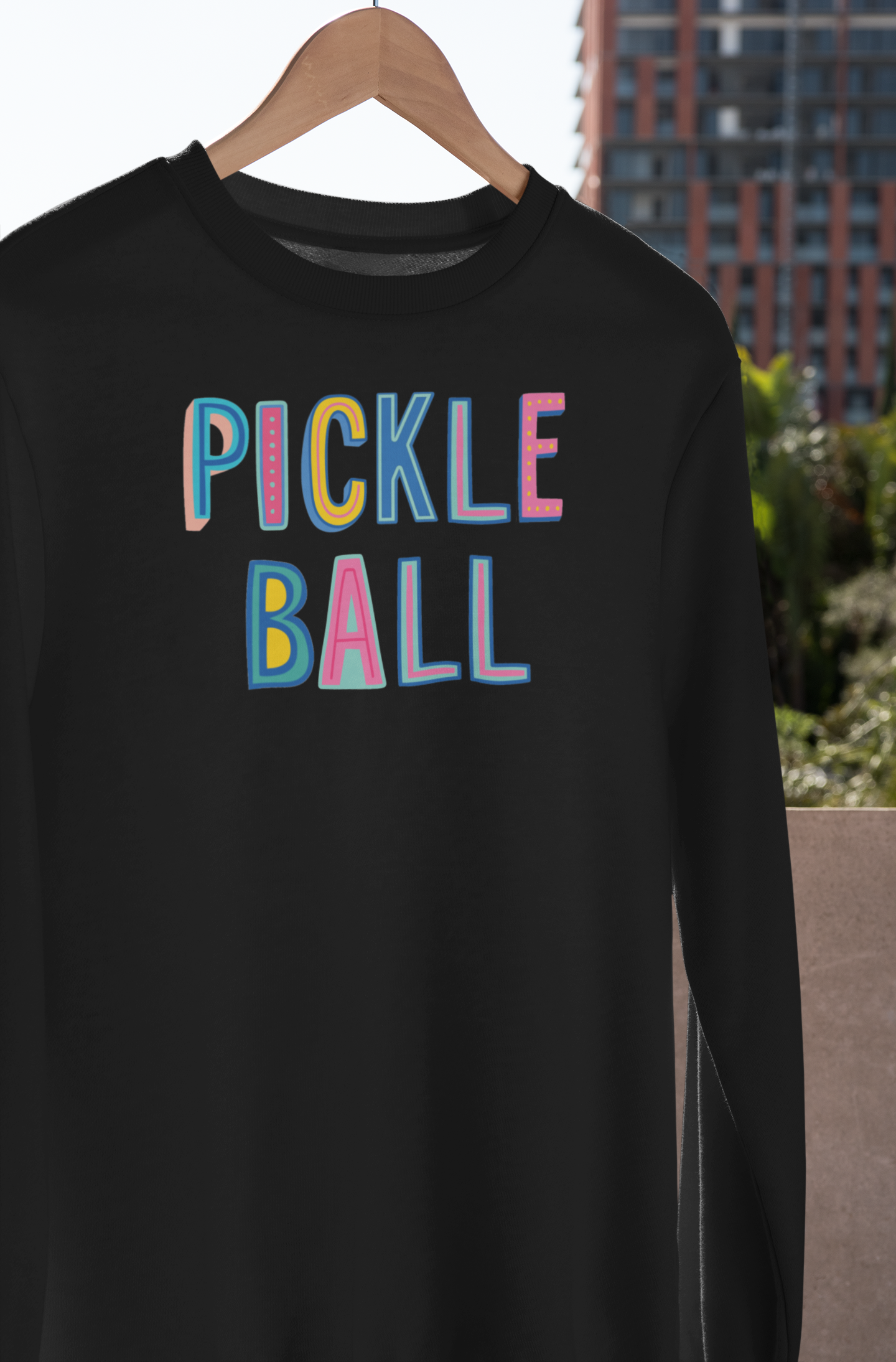 Pickleball Colorful Graphic Tee