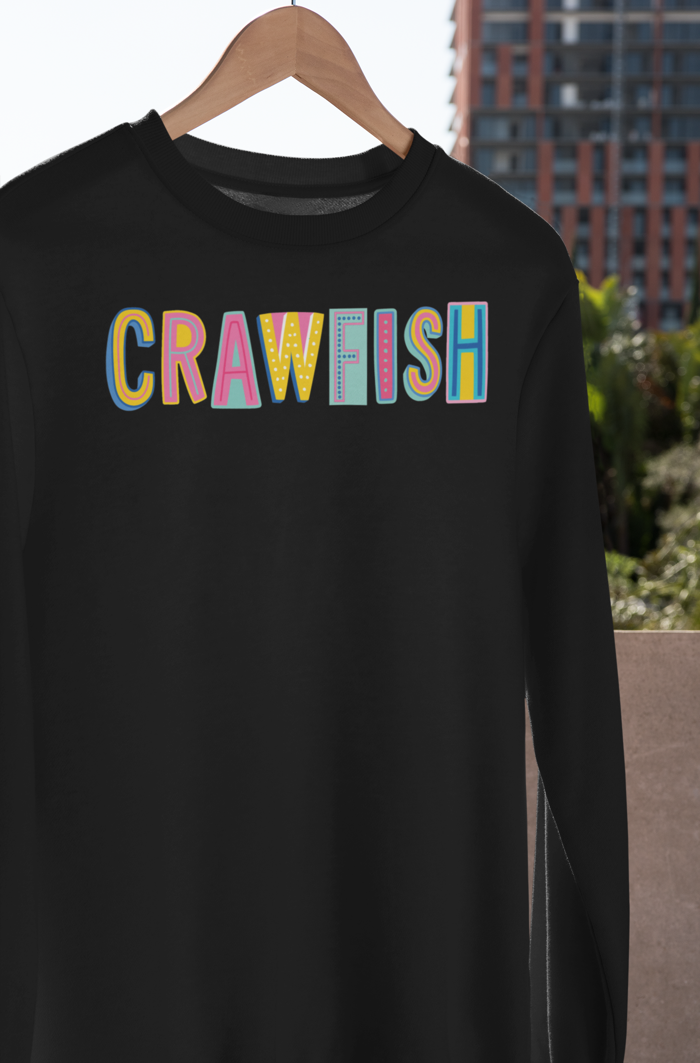 Crawfish Colorful Graphic Tee