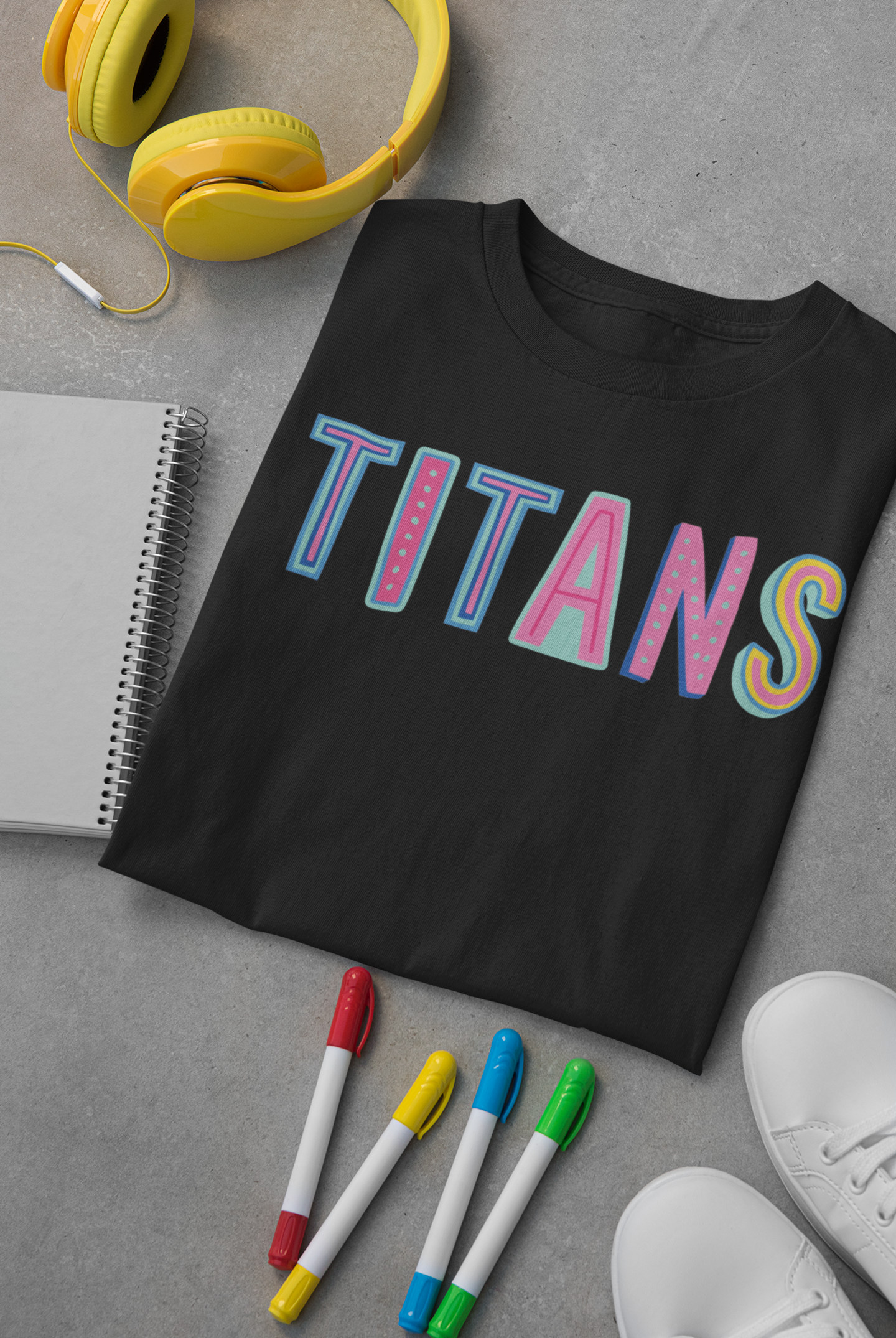 Titans Colorful Graphic Tee