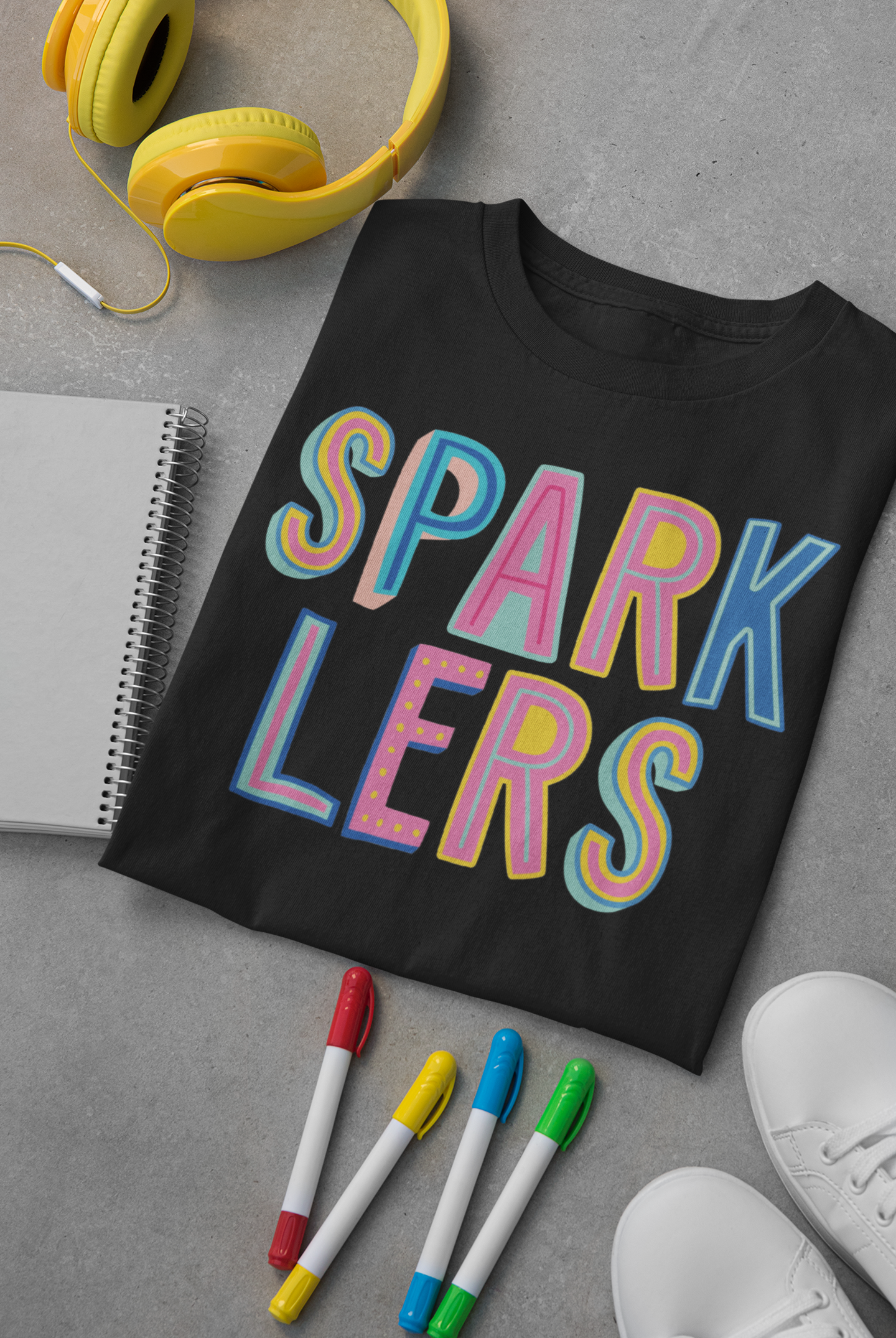 Sparklers Colorful Graphic Tee