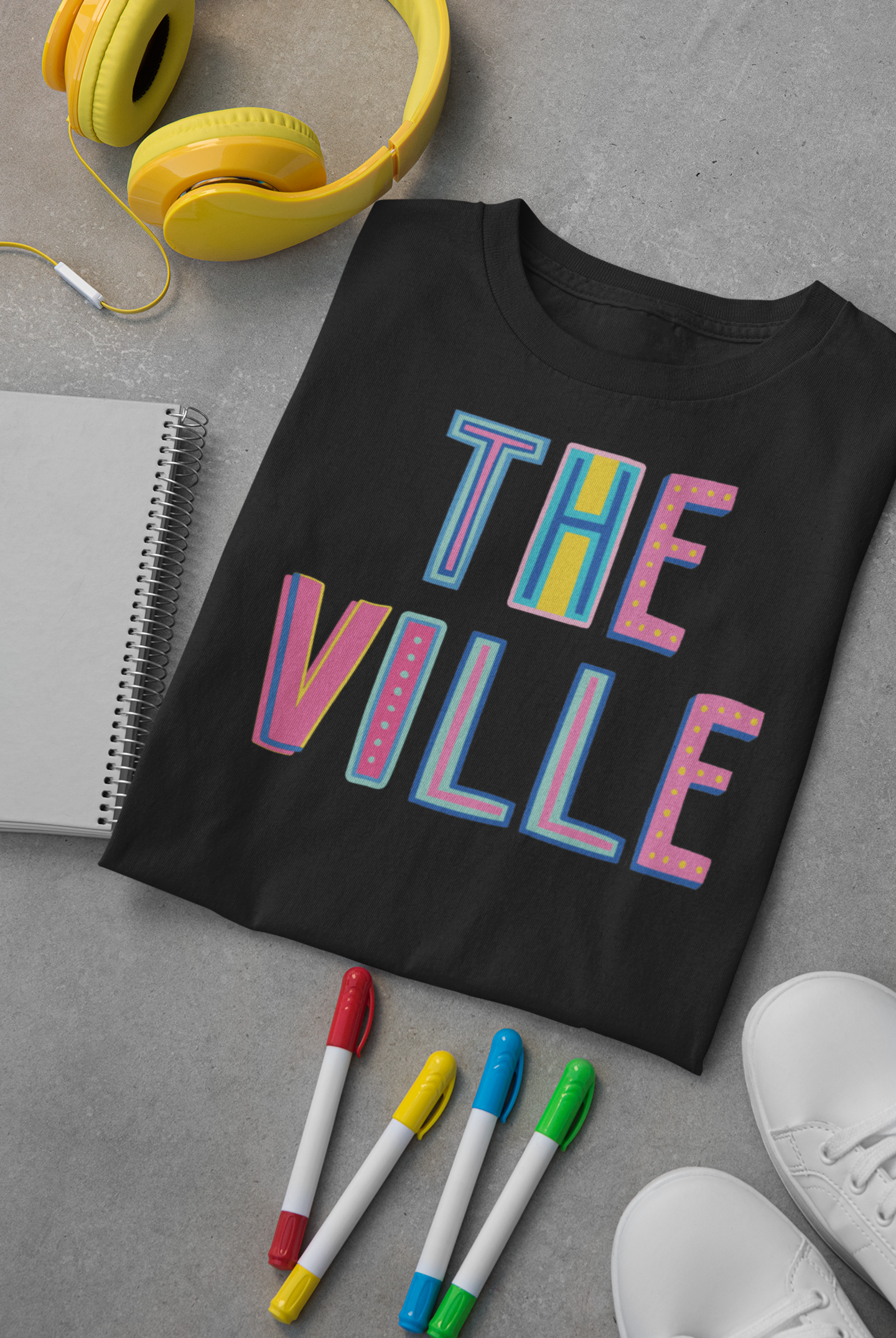 The Ville Colorful Graphic Tee