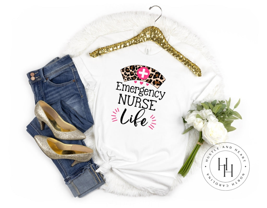 Nurse Life Leopard Hat - Sublimation Transfer Emergency Sublimation