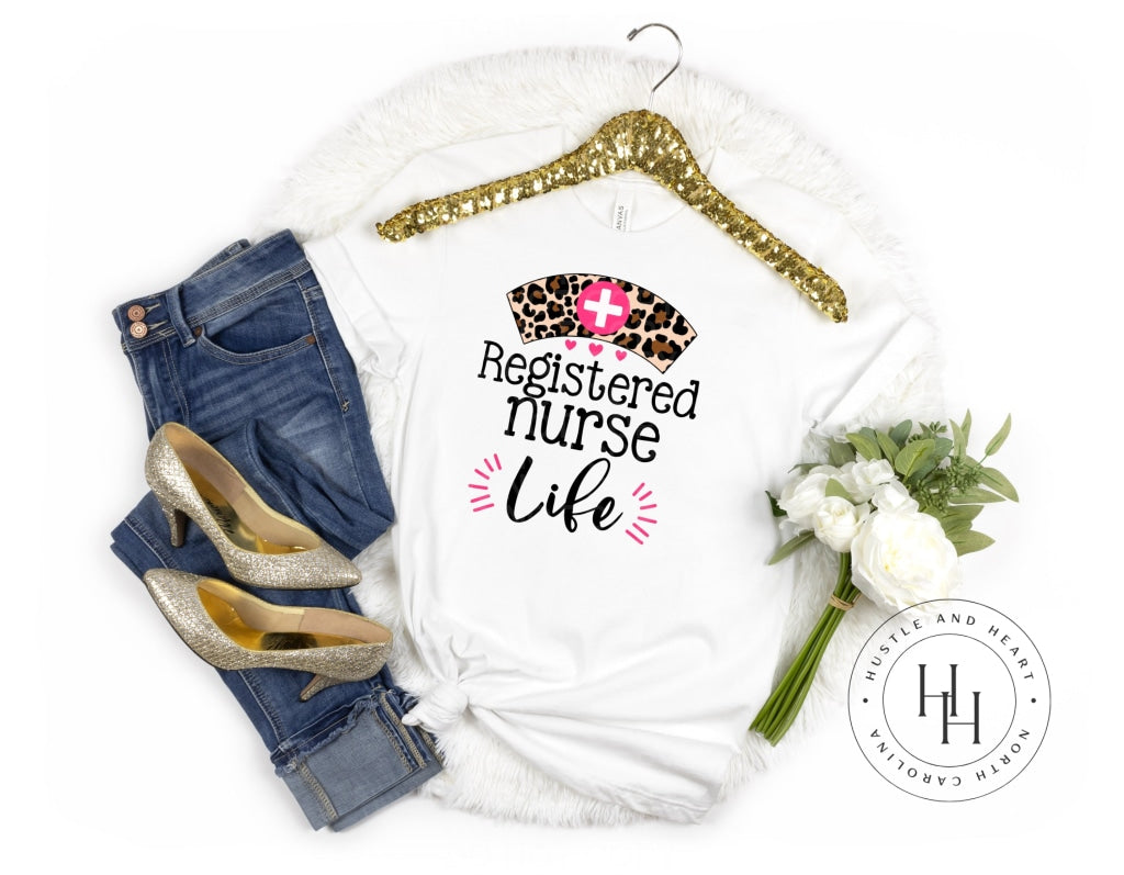 Nurse Life Leopard Hat - Sublimation Transfer Registered Sublimation