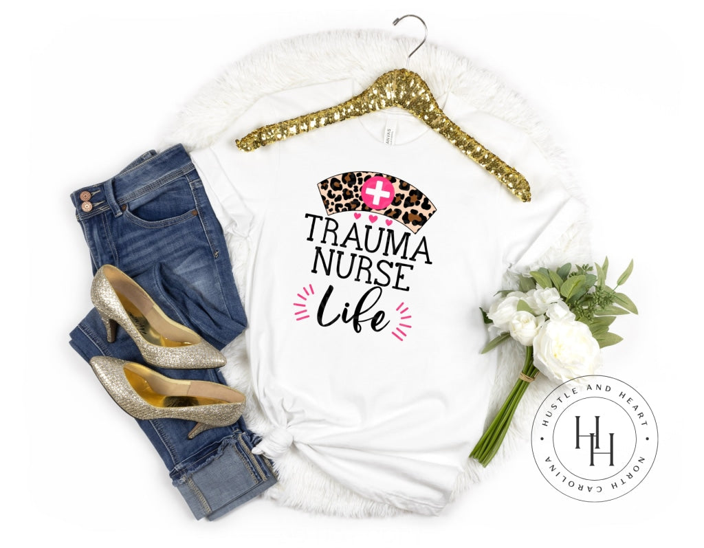 Nurse Life Leopard Hat - Sublimation Transfer Trauma Sublimation