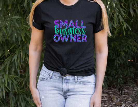 Small Business Owner Graphic Tee  Dtg