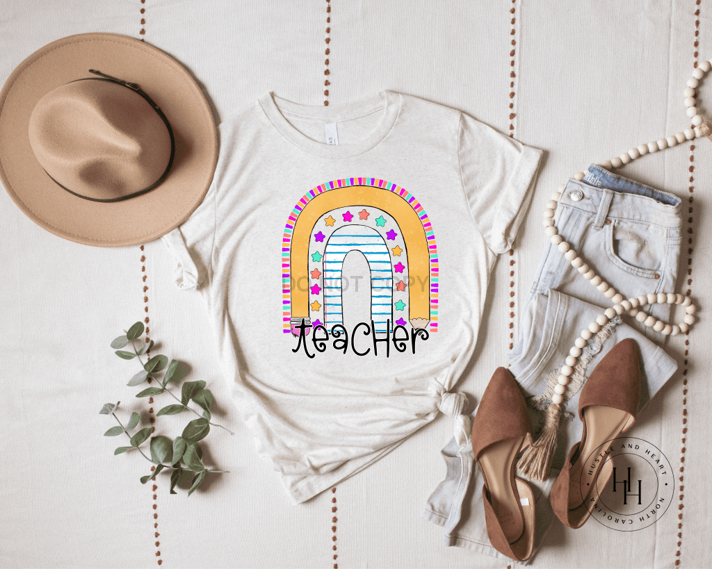 Teacher Arch Graphic Tee Shirt