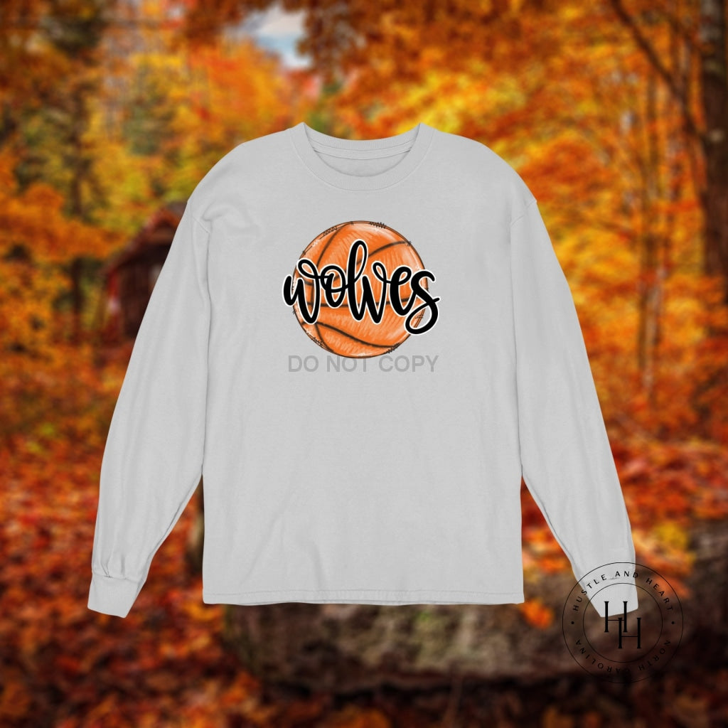 Basketball Team Name Long Sleeve - U-Z Shirt