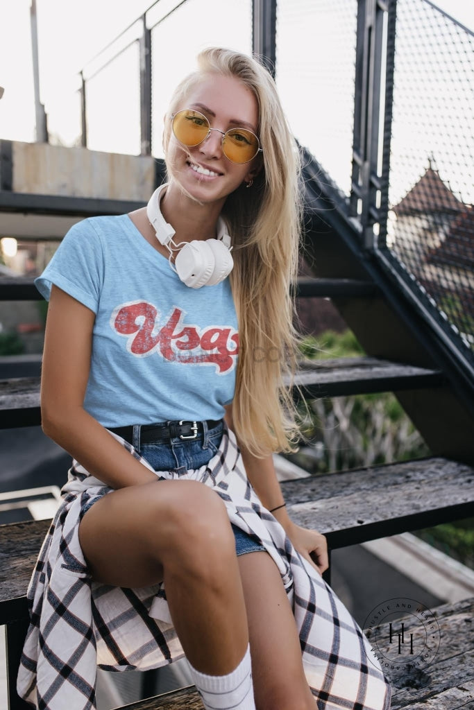 Usa Retro Graphic Tee