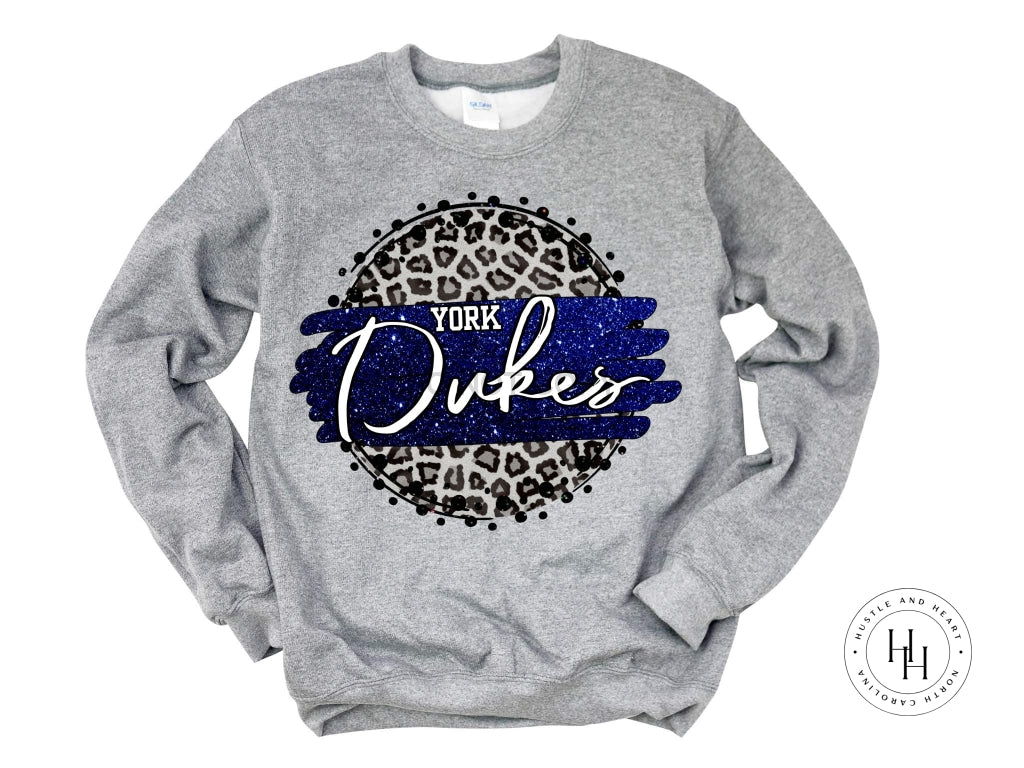 York Dukes Blue And White Shirt